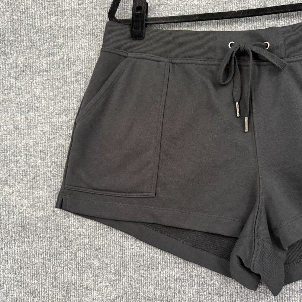Columbia Womens French Terry Shorts Size 2XL Black Casual Lounge Drawstring NWT - Picture 4 of 9